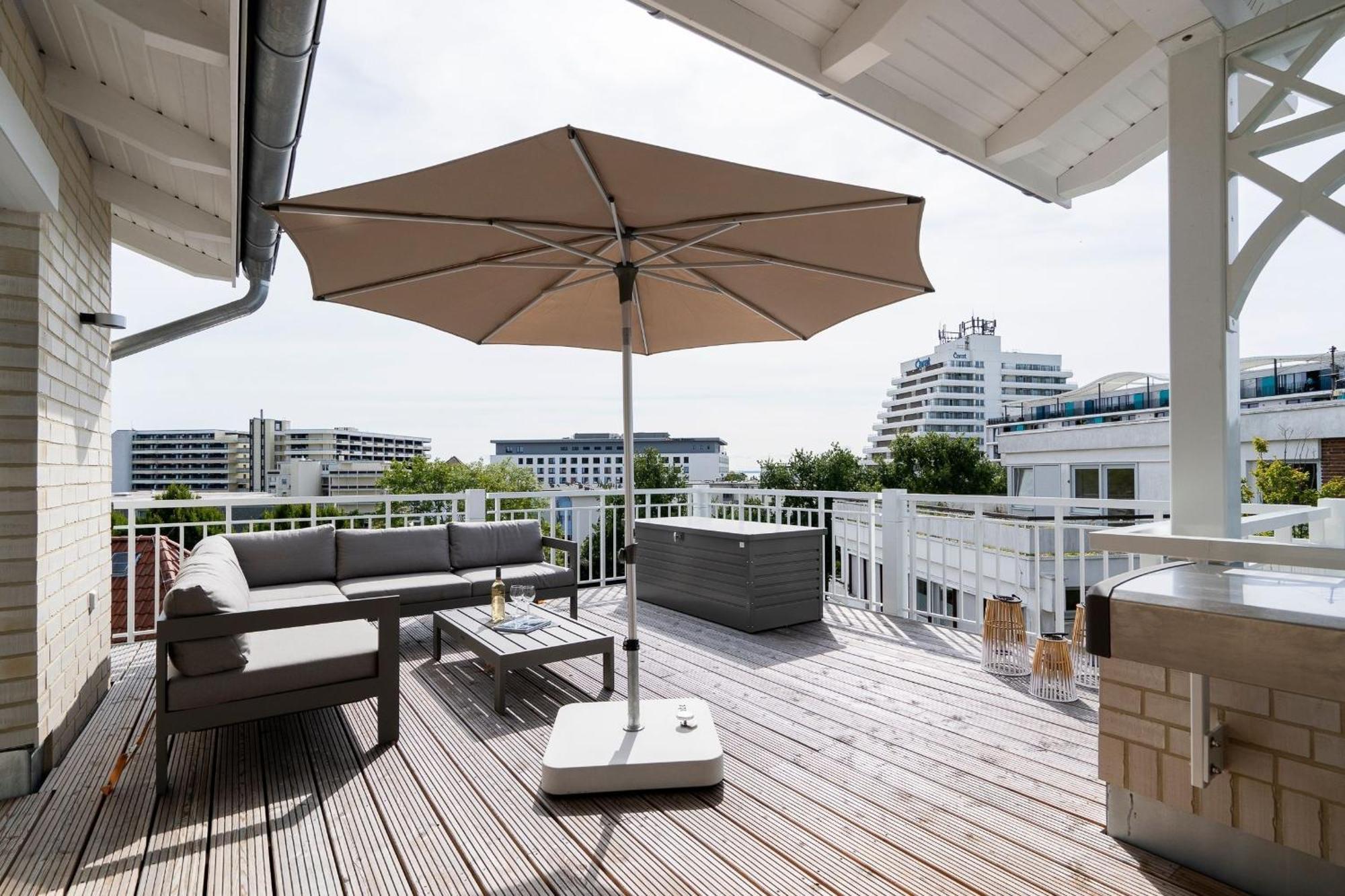 Ferienwohnung Wicheldorfstraße 48a Penthouse am Kurpark Grömitz Exterior foto